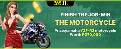 Ride into Riches Motorcycle Prize promotion banner